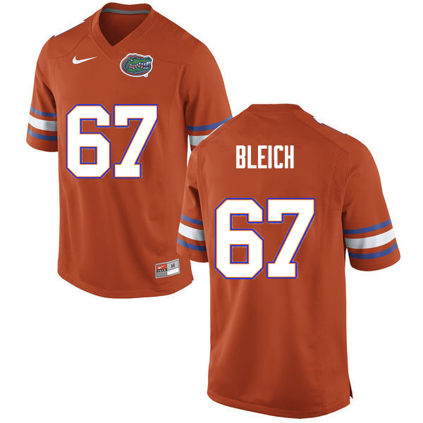 Men #67 Christopher Bleich Florida Gators College Football Jerseys Sale-Orange - Click Image to Close